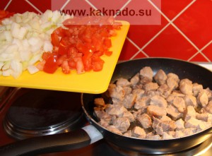 рецепт приготовления бессолевого блюда, свинина тушеная с овощами