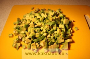 рецепт бессолевого салата с авокадо