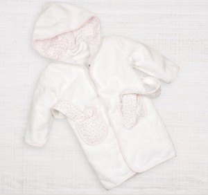 банный халат для новорожденного
