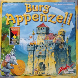 настольная игра сырный замок коробка, burg appenzell